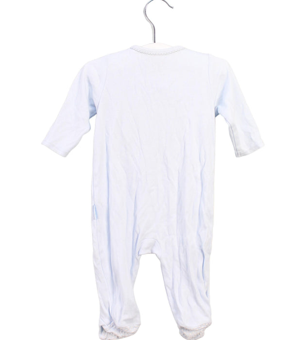 A White Long Sleeve Jumpsuits from Mides in size 0-3M for boy. (Back View)