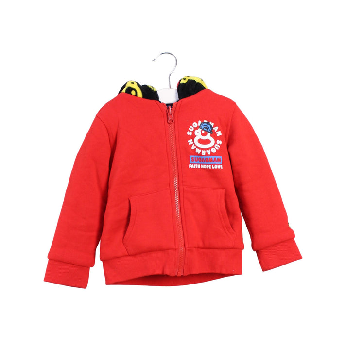 A Red Lightweight Jackets from Sugarman in size 3T for boy. (Front View)