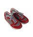 A Red Sneakers from Armani in size 6T for boy. (Front View)