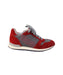 A Red Sneakers from Armani in size 6T for boy. (Back View)