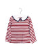 A Red Long Sleeve Tops from Jacadi in size 3T for girl. (Front View)