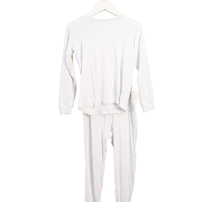 A White Pyjama Sets from Jacadi in size 8Y for neutral. (Front View)