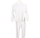 A White Pyjama Sets from Jacadi in size 8Y for neutral. (Front View)