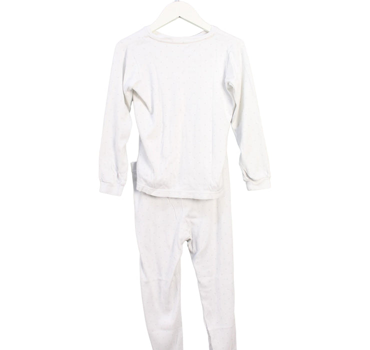 A White Pyjama Sets from Jacadi in size 8Y for neutral. (Back View)