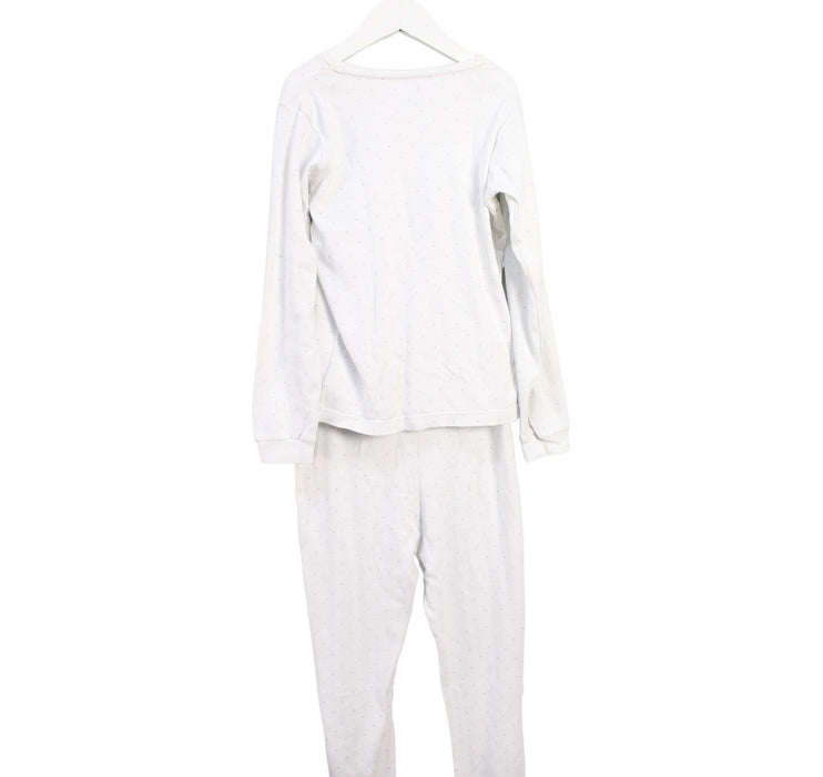 A White Pyjama Sets from Jacadi in size 10Y for boy. (Back View)