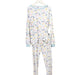 A Blue Pyjama Sets from Petit Bateau in size 10Y for girl. (Front View)