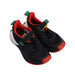 A Black Sneakers from Adidas in size 9Y for boy. (Front View)