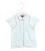 A Blue Short Sleeve Tops from Velveteen in size 8Y for girl. (Front View)