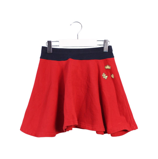 A Red Short Skirts from Petit Bateau in size 8Y for girl. (Front View)
