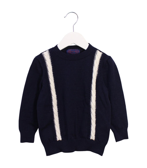 A Navy Knit Sweaters from Nicholas & Bears in size 3T for boy. (Front View)