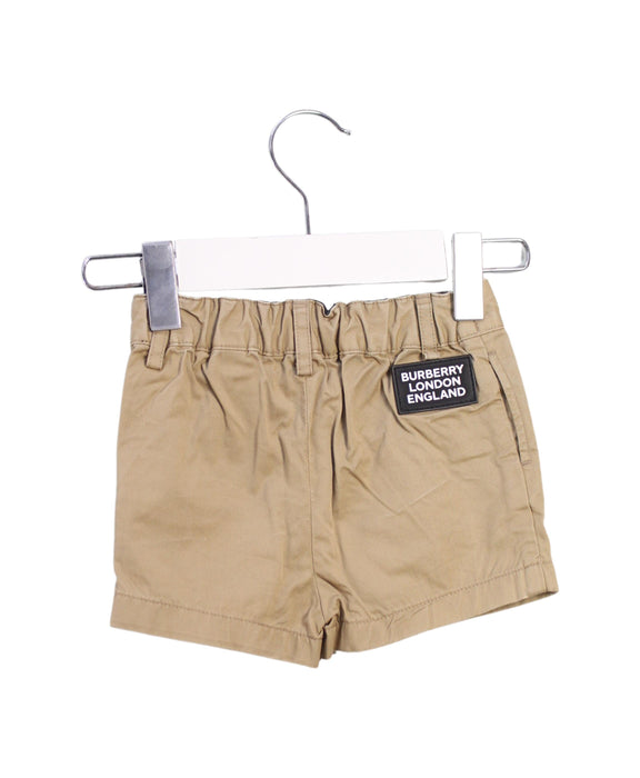 A Brown Shorts from Burberry in size 3-6M for neutral. (Back View)