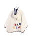 A White Capes & Ponchos from Miki House in size 5T for girl. (Back View)