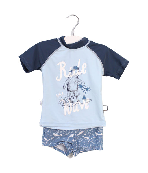 A Blue Swim Sets from Vertbaudet in size 12-18M for boy. (Front View)