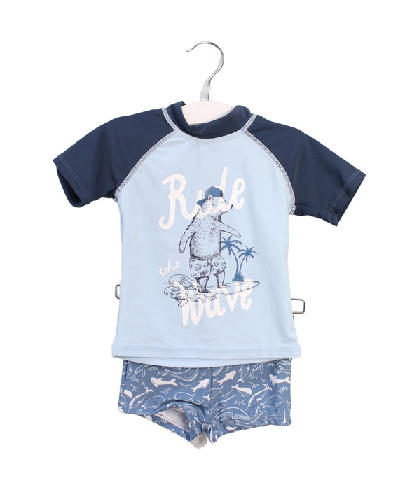 A Blue Swim Sets from Vertbaudet in size 12-18M for boy. (Front View)
