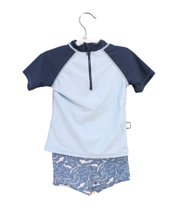 A Blue Swim Sets from Vertbaudet in size 12-18M for boy. (Back View)