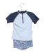 A Blue Swim Sets from Vertbaudet in size 12-18M for boy. (Back View)