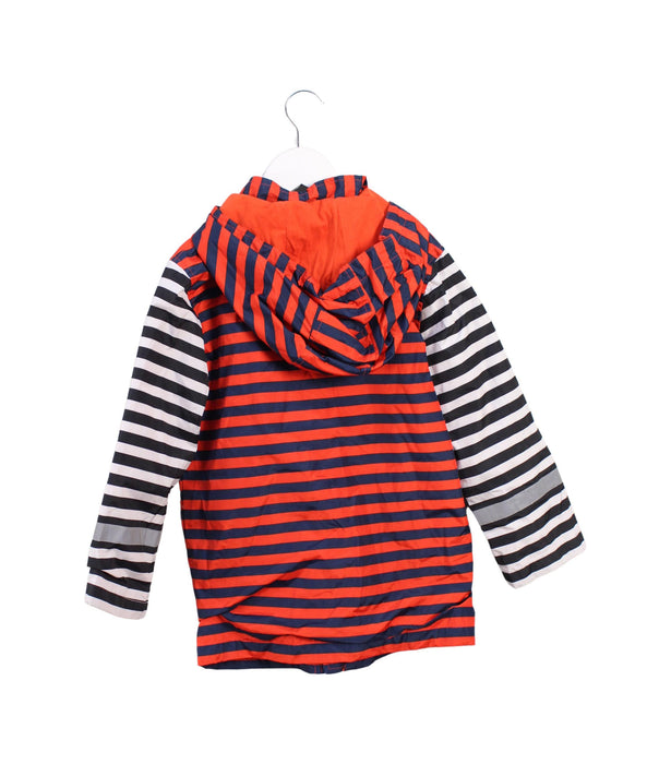 A Red Lightweight Jackets from Marimekko in size 6T for boy. (Back View)