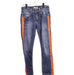 A Blue Jeans from MSGM in size 6T for girl. (Front View)