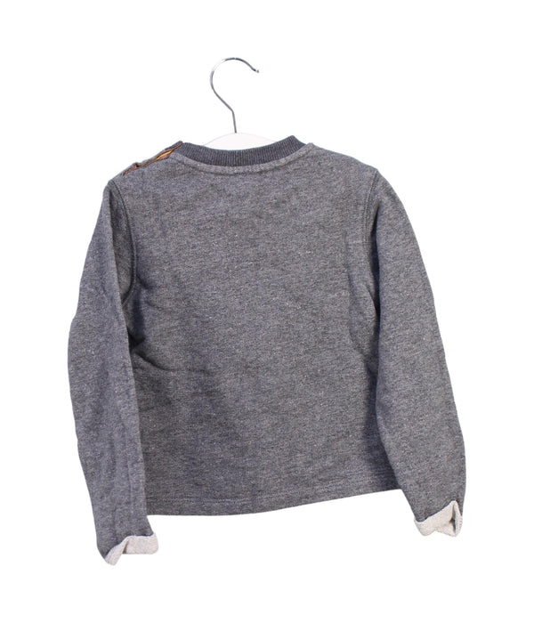 A Grey Crewneck Sweatshirts from Paul Smith in size 3T for boy. (Back View)