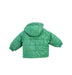 A Green Puffer/Quilted Jackets from DKNY in size 6-12M for boy. (Back View)