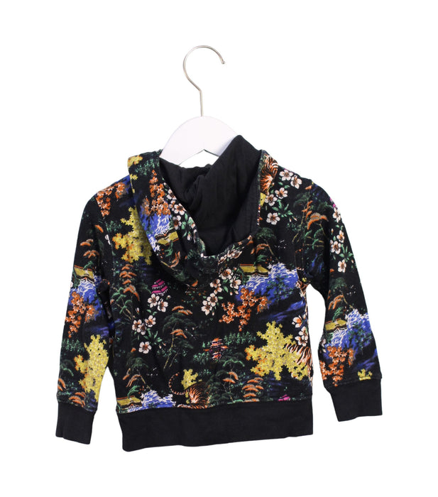 A Black Zippered Sweatshirts from Polo Ralph Lauren in size 2T for girl. (Back View)