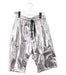 A Silver Shorts from Nununu in size 6T for boy. (Front View)
