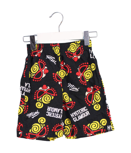 A Black Shorts from Hysteric Mini in size 2T for boy. (Front View)