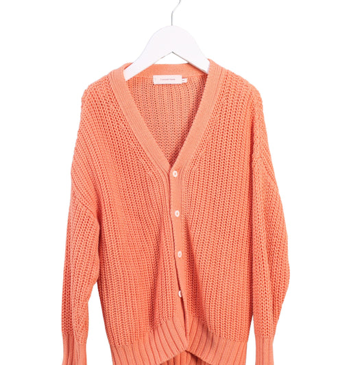 A Orange Cardigans from Tinycottons in size 8Y for girl. (Front View)
