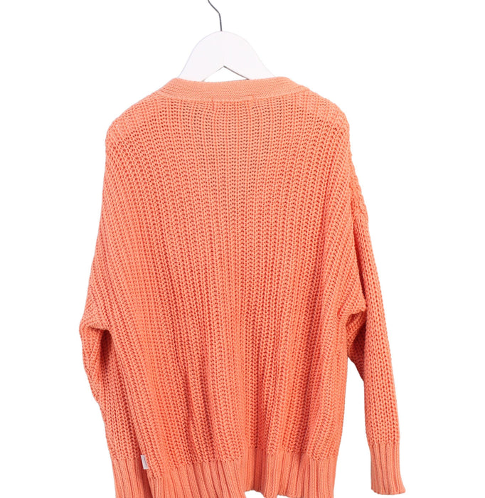 A Orange Cardigans from Tinycottons in size 8Y for girl. (Back View)