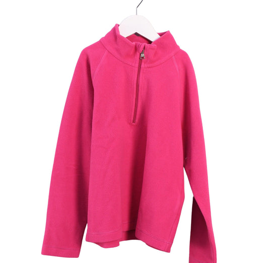 A Pink Zippered Sweatshirts from Moncler in size 8Y for girl. (Front View)