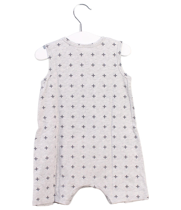 A Grey Rompers from Seed in size 6-12M for boy. (Back View)