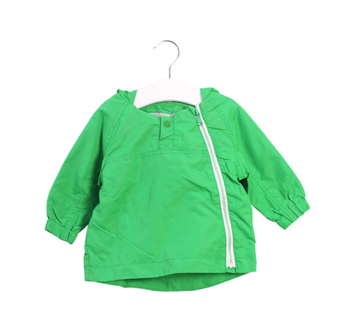 A Green Lightweight Jackets from Seed in size 6-12M for boy. (Front View)
