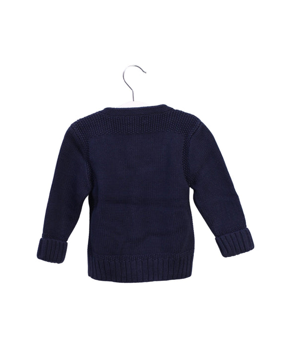 A Blue Cardigans from Ralph Lauren in size 6-12M for boy. (Back View)