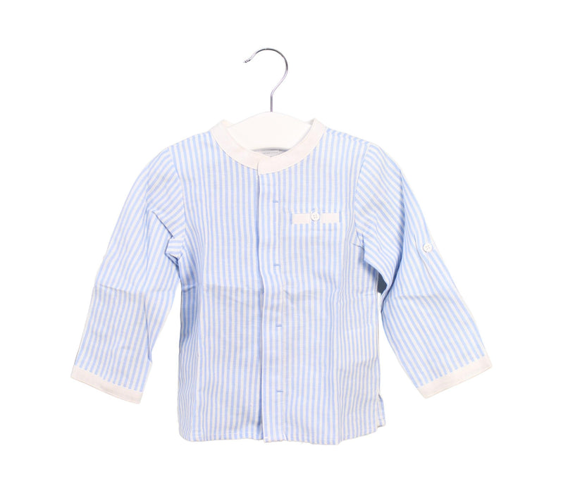 A Blue Long Sleeve Tops from Mayoral in size 6-12M for boy. (Front View)