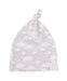 A Grey Beanies from The Little White Company in size Newborn for boy. (Back View)