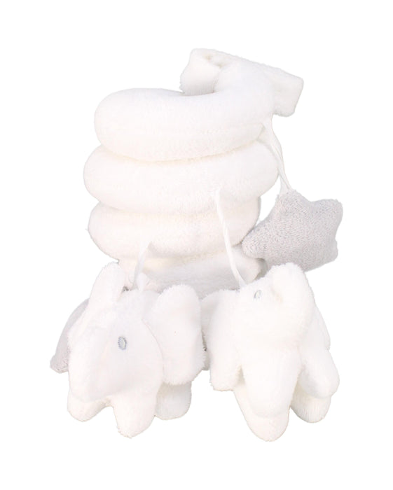 A White Soft Toys from The Little White Company in size O/S for neutral. (Front View)