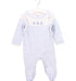 A Blue Onesies from Jojo Maman Bébé in size 6-12M for boy. (Front View)