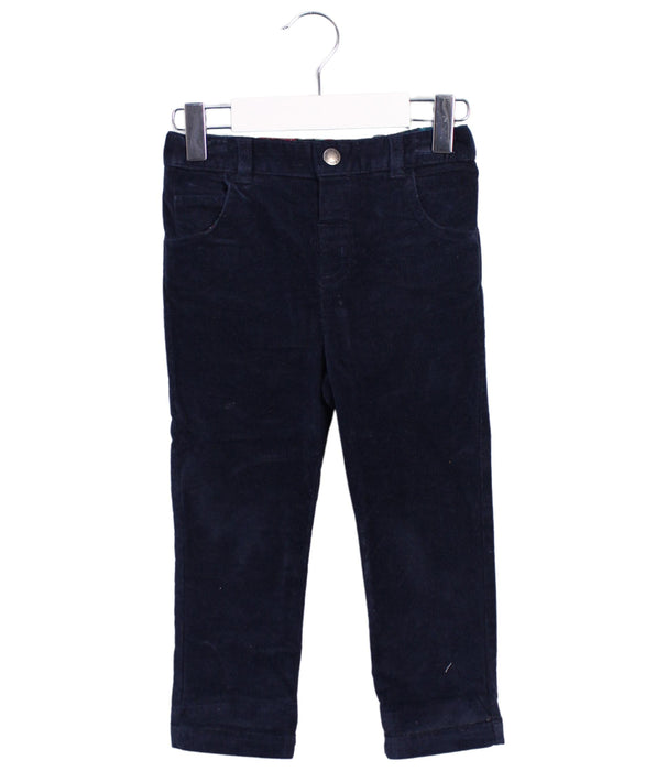 A Blue Casual Pants from Jojo Maman Bébé in size 2T for boy. (Front View)