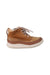 A Brown Sneakers from Clarks in size 12-18M for boy. (Back View)