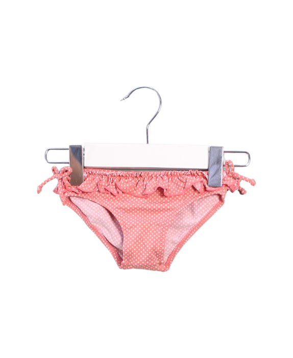 A Pink Bikinis from Jacadi in size 6-12M for girl. (Front View)