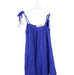 A Blue Sleeveless Dresses from Le Petit Society in size 3T for girl. (Front View)