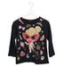 A Black Long Sleeve Tops from Hysteric Mini in size 4T for girl. (Front View)