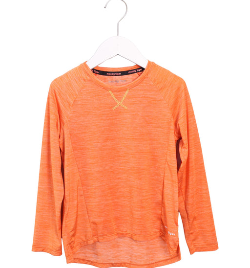 A Orange Long Sleeve Tops from Moody Tiger in size 5T for boy. (Front View)