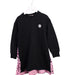 A Black Long Sleeve Dresses from Nº21 in size 6T for girl. (Front View)