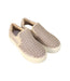 A Gold Slip Ons from Stuart Weitzman in size 5T for boy. (Front View)