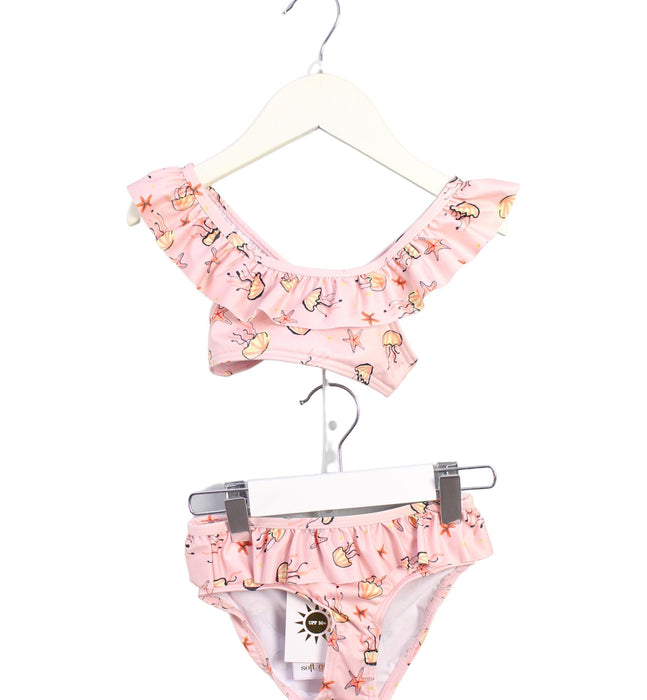 A Pink Bikinis from Soft Gallery in size 3T for girl. (Front View)