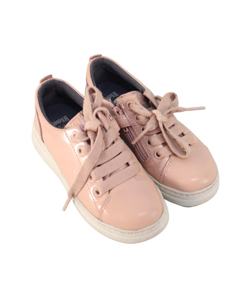 A Pink Sneakers from Camper in size 5T for girl. (Front View)