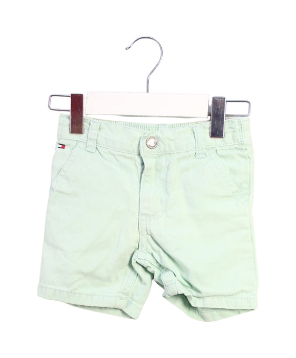 A Green Shorts from Tommy Hilfiger in size 6-12M for girl. (Front View)