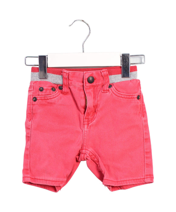 A Pink Shorts from Levi's in size 12-18M for girl. (Front View)