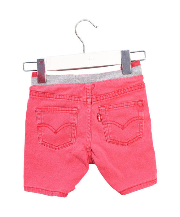 A Pink Shorts from Levi's in size 12-18M for girl. (Back View)